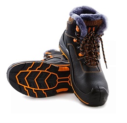 Ботинки зимние PERFECT PROTECTION КП МС ПУ/Нитрил (кожа, натуральный мех) PRB4N-CKW купить в Красноярске по низкой цене