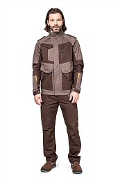 Куртка рабочая мужская летняя Мист, коричневый/бежевый купить в Красноярске по низкой цене Куртка рабочая мужская летняя Мист, коричневый/бежевый купить в Красноярске по низкой цене