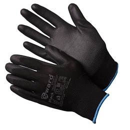 Перчатки Gward PU1001 Black нейлоновые черного цвета с полиуретановым покрытием купить в Красноярске по низкой цене Перчатки Gward PU1001 Black нейлоновые черного цвета с полиуретановым покрытием купить в Красноярске по низкой цене