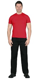 Футболка трикотажная (кор. рукав) красная купить в Красноярске по низкой цене Футболка трикотажная (кор. рукав) красная купить в Красноярске по низкой цене