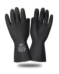 Перчатки Safeprotect КЩС-1-SP LUX черные купить в Красноярске по низкой цене