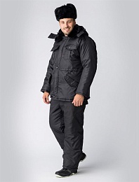 Куртка зимняя для Охранника, черный купить в Красноярске по низкой цене Куртка зимняя для Охранника, черный купить в Красноярске по низкой цене