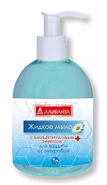 Жидкое мыло АЛИРАНТА с антибактериальным эффектом 250 мл (дозатор) купить в Красноярске по низкой цене
