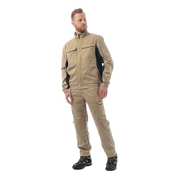 Куртка мужская летняя БРОДЕКС KS 201, бежевый купить в Красноярске по низкой цене