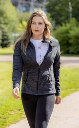 Толстовка флисова БРОДЕКС KS 244 cation, серый купить в Красноярске по низкой цене