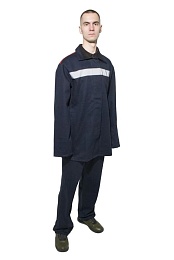 Костюм сварщика КС01ХЛ, 2-й класс защиты (куртка+брюки) купить в Красноярске по низкой цене Костюм сварщика КС01ХЛ, 2-й класс защиты (куртка+брюки) купить в Красноярске по низкой цене