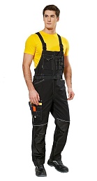 Полукомбинезон мужской летний СТАРТ чёрный купить в Красноярске по низкой цене Полукомбинезон мужской летний СТАРТ чёрный купить в Красноярске по низкой цене