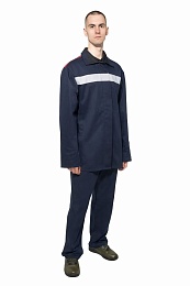 Костюм сварщика КС01ХЛ, 2-й класс защиты (куртка+брюки) купить в Красноярске по низкой цене