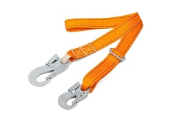 Строп 2Ар (лента полиэфир/рег.пряжка перепускная/2карабина) купить в Красноярске по низкой цене Строп 2Ар (лента полиэфир/рег.пряжка перепускная/2карабина) купить в Красноярске по низкой цене